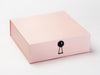 Large Pale Pink Gift Box Featuring Black Diamond Gemstone Closure