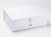 Rainbow Crystal Closure on White A4 Deep Slot Gift Box