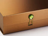 Copper Luxury Gift Box Featuring Peridot Gemstone Closure