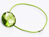 Peridot Gemstone Gift Box Closure with Elastic Loop