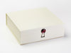 Ivory Gift Box Featured with Garnet Gemstone Closure
