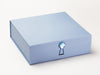 Pale Blue Gift Box Featured with Aquamarine Gemstone Closure