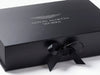 Black A3 Shallow Gift Box Featuring 1 Colour Print