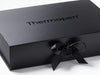 Black A3 Shallow Gift Box with Black Gloss Foil Logo