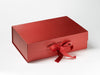 Red A4 Deep Slot Gift Box with magnetic snap shut closure