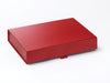 Red A5 Shallow Gift Boxes with Magnetic Closure from Foldabox USA