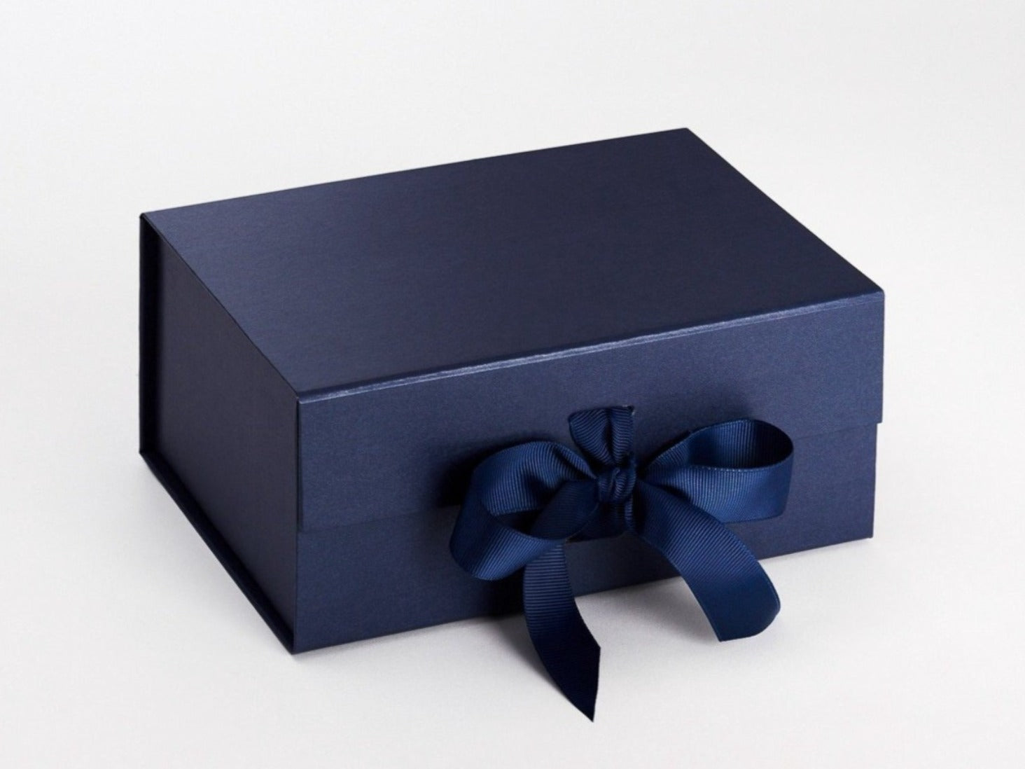 Silver A5 Deep Gift Boxes with changeable ribbon