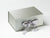 Silver Gray A5 Deep Gift Box With Changeable Ribbon