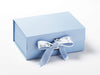 Example of Animal Parade Double Ribbon Bow Featured on Pale Blue A5 Deep Gift Box