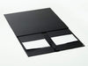 Black A3 Deep Gift Box Supplied Flat with Ribbon