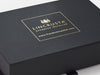 Black Gift Box with Custom Foil Logo