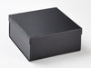 Black Medium Lift Off Lid Gift Box With Lid Assembled