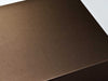 Bronze Folding Gift Box Pearl Lustre Paper Detail