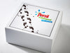 Extra Large White Gift Box with Custom CMYK Printing from Foldabox USA