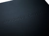 Black Gift Box with Custom Debossed Logo to Lid