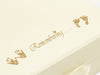 Ivory Gift Box with Custom printed Gold Foil Logo