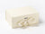 Ivory A5 Deep Folding Magnetic Closure Gift Box with slots and ribbon