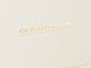 Ivory Folding Gift Box with Custom Gold Foil Logo