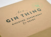 Natural Brown Kraft Luxury Folding Gift Box with Custom 2 Colour Print