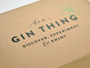 Custom 2 Colour Print to Lid of Natural Kraft Gift Box