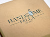 Natural Kraft Folding Gift Box with custom printed CMYK Design