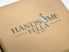 Natural Kraft Gift Box with Custom CMYK Digitally Printed Design