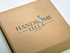Natural Kraft Gift Box with Custom CMYK Printed Design