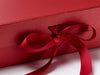 Dark Red Grosgrain Ribbon detail from Foldabox