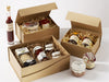 Natural Brown Kraft Gift Hamper Boxes from Foldabox USA