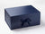 Navy  Blue A3 Deep Gift Box Sample Supplied With Ribbon