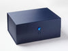 Navy Blue A3 Deep Gift Box Featured with Tanzanite Gemstone ClosureNavy Blue A3 Deep Gift Box Featured with Tanzanite Gemstone Closure
