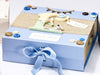 Hand Decorated Pale Blue Gift Box by Quaint Hearted