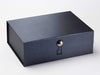 Pewter A4 Deep Gift Box Featured with Pyrite Facet Gemstone Closure