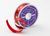 Red Wildwood 20m Recycled Satin Ribbon Roll from Foldabox