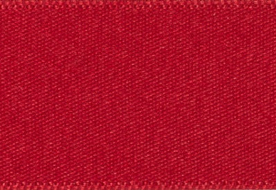 Sample Ruby Red Recycled Satin Ribbon