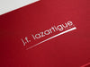 Red Luxury Folding Gift Box with Custom Printed Silver Foil Logo