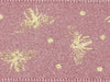 Rose Pink Satin Sparkle Bee Satin Ribbon