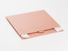 Rose Gold A5 Shallow Gift Box Supplied Flat