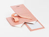 Rose Gold Large Cube Folding Gift Box Supplied Flat