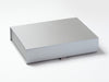 Silver A4 Shallow Luxury Folding Gift Box