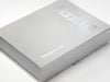 Silver A4 Shallow Gift Box with Custom Silver Foil  Logo