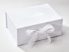 Custom Printed Logo to Lid of White Gift Box