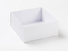 White Medium Lift Off Lid Gift Box Sample Base Fully Assembled