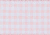 Foldabox UK Pale Pink and White Gingham Ribbon for gift boxes with changeable ribbon