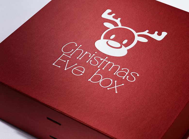 Luxury Red Pearl Gift Boxes with custom printed logo