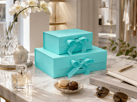 Iconic Robin Egg Blue Gift Boxes For Luxury Packaging