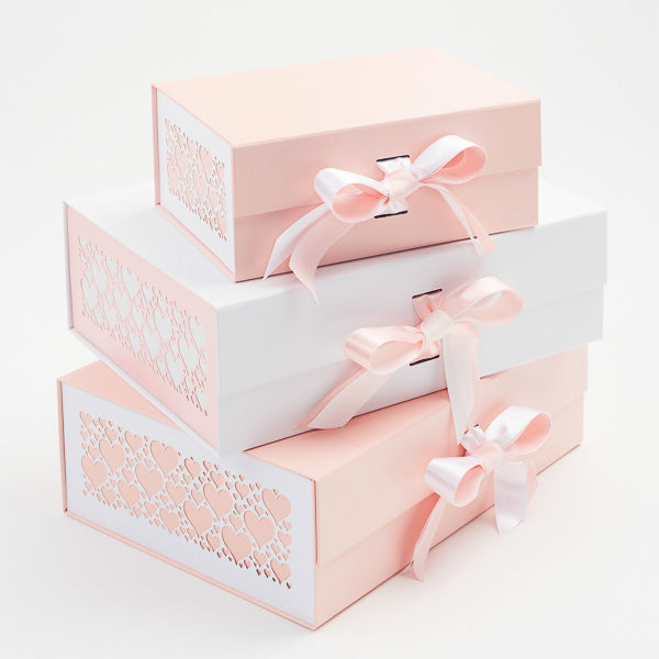 Pale Pink Luxury Folding Gift Boxes