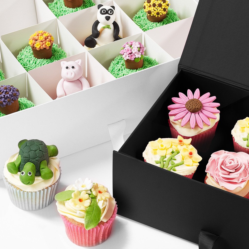 Luxury Bakery Boxes for Cupcake Packaging & Cookie Gift Presentation