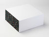 Xmas Mistletoe FAB Sides® Featured on White XL Deep No Ribbon Gift Box