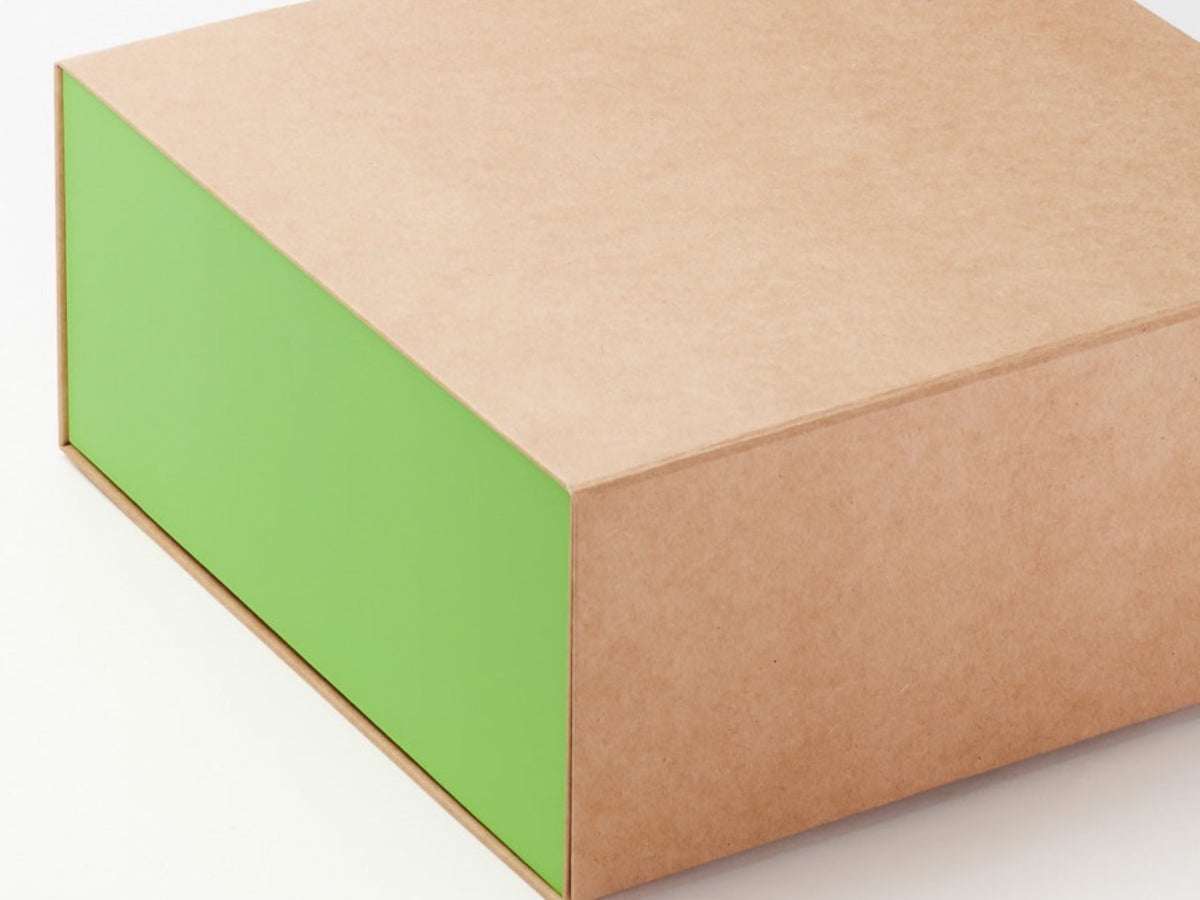 Classic Green FAB Sides® Featured on Natural Kraft XL Deep Gift Box